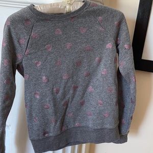 girls grey sweater
